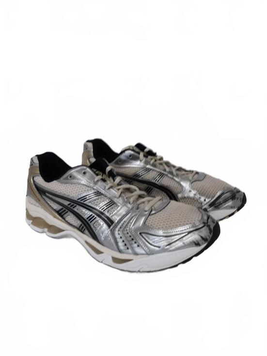 Asics Other - Asics Men Gel-Kayano 14 1203A537 Silver Gold Size 12 Width D